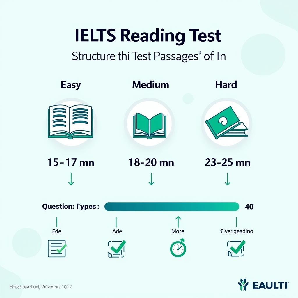 Cấu trúc đề thi IELTS Reading về thương mại quốc tế với ba passages độ khó tăng dần