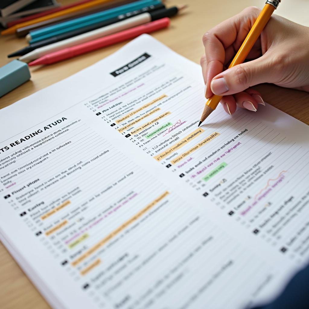 Chiến lược làm bài IELTS Reading và phiếu trả lời chuẩn