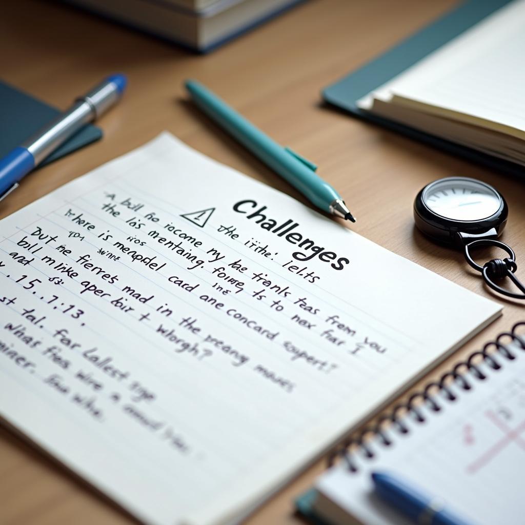 Bài mẫu IELTS Speaking Part 2 về tình huống thử thách với ghi chú chuẩn bị