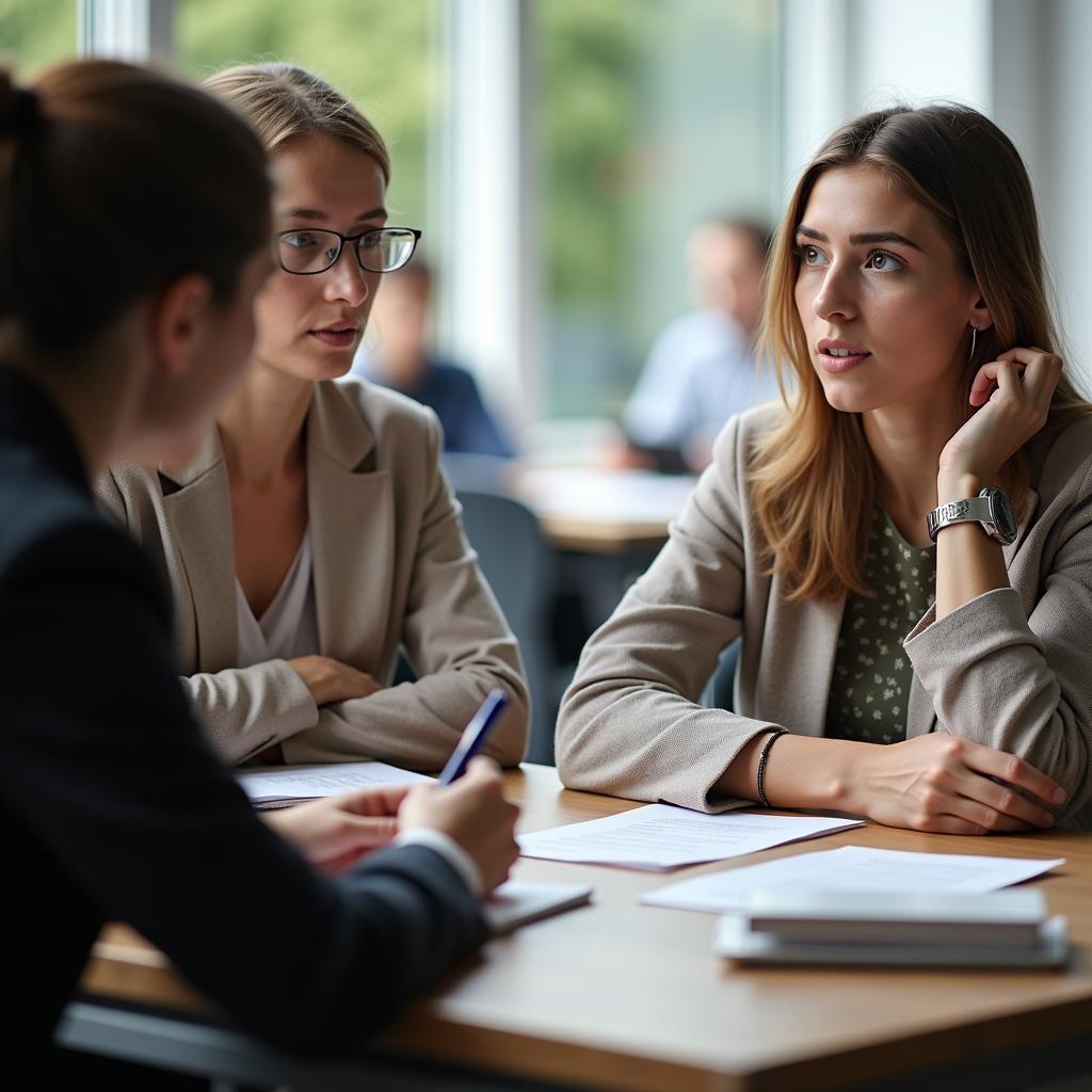 Examiner và thí sinh thảo luận sâu về chủ đề quyết định trong IELTS Speaking Part 3