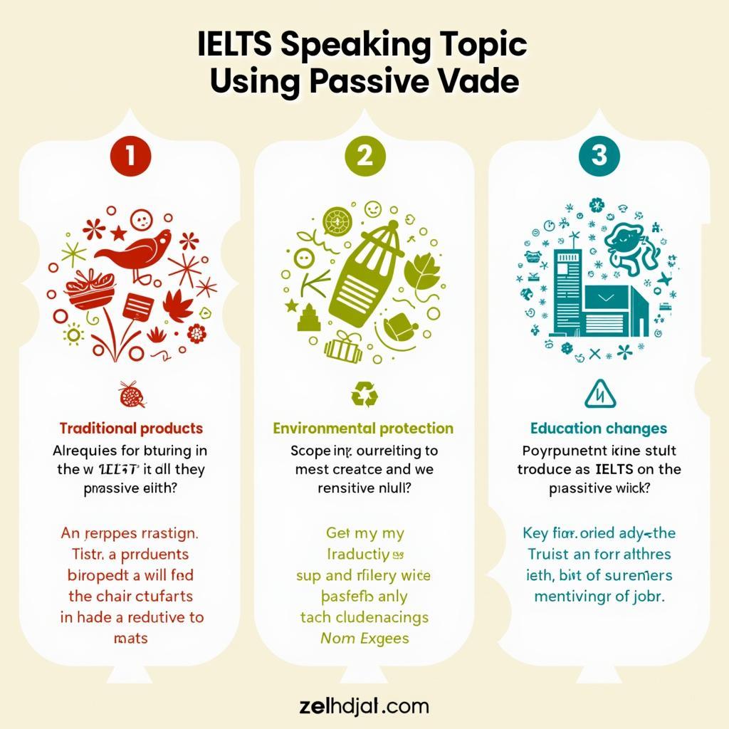 Các chủ đề luyện tập Speaking IELTS sử dụng Passive Voice Present Simple hiệu quả