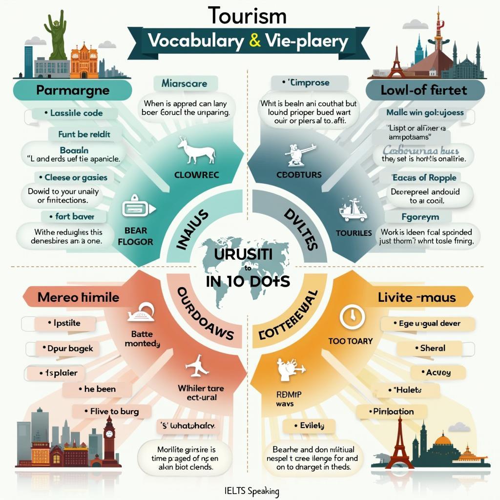 Bảng từ vựng chủ đề du lịch và địa điểm nổi tiếng cho IELTS Speaking