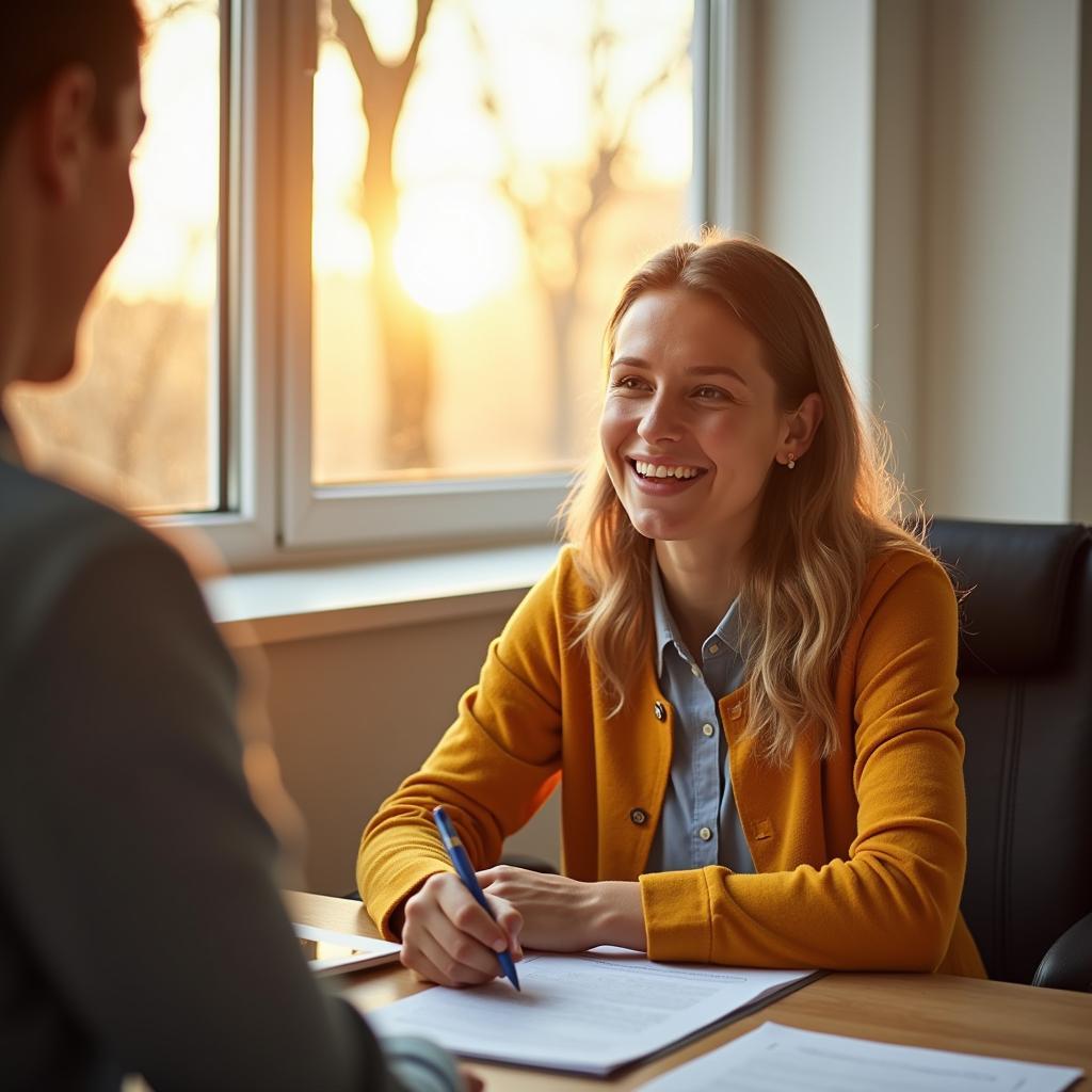 Thí sinh IELTS trả lời câu hỏi về thời tiết và tâm trạng trong bài thi nói