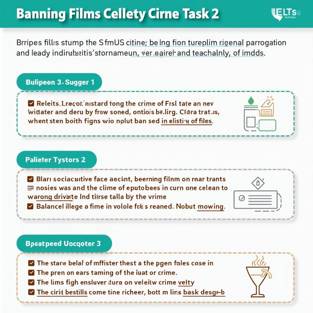 Bài mẫu IELTS Writing Task 2 về cấm phim ca ngợi tội phạm đạt Band 8-9 với phân tích chi tiết
