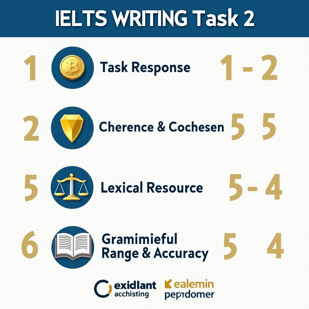 Bảng phân tích band điểm chi tiết cho bài viết IELTS Writing Task 2 về quản lý tiền điện tử đạt band 8-9