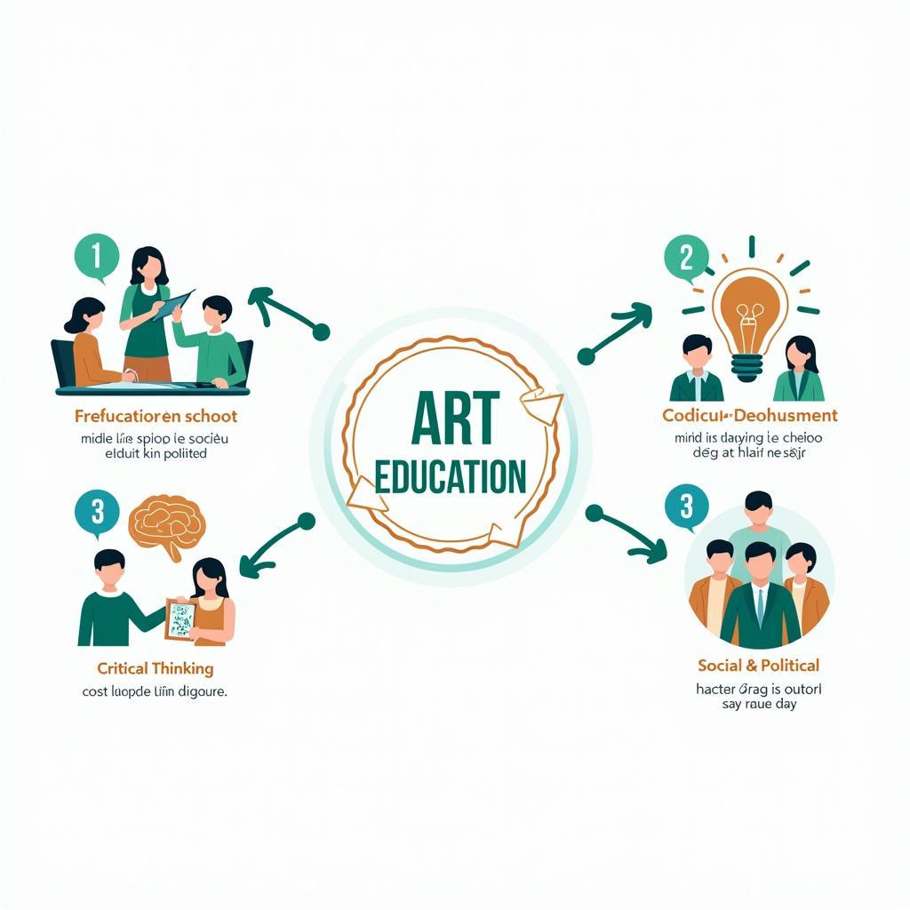 Sơ đồ phân tích vai trò nghệ thuật trong xã hội đương đại cho IELTS Writing Task 2