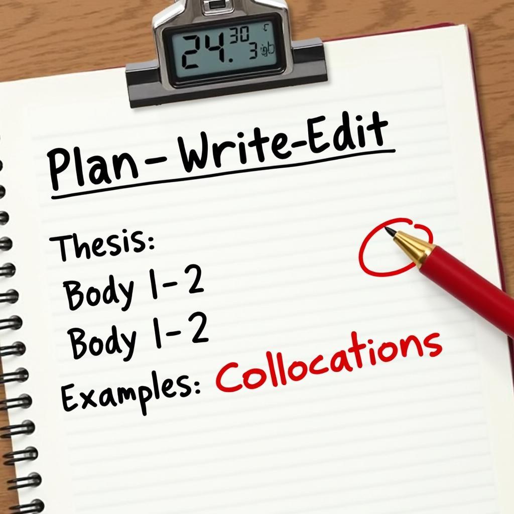 Kế hoạch 40 phút viết Task 2 chủ đề tự động hóa và việc làm