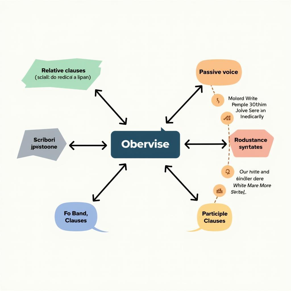 Sơ đồ tư duy kết hợp otherwise với các cấu trúc ngữ pháp nâng cao cho IELTS Band 8-9