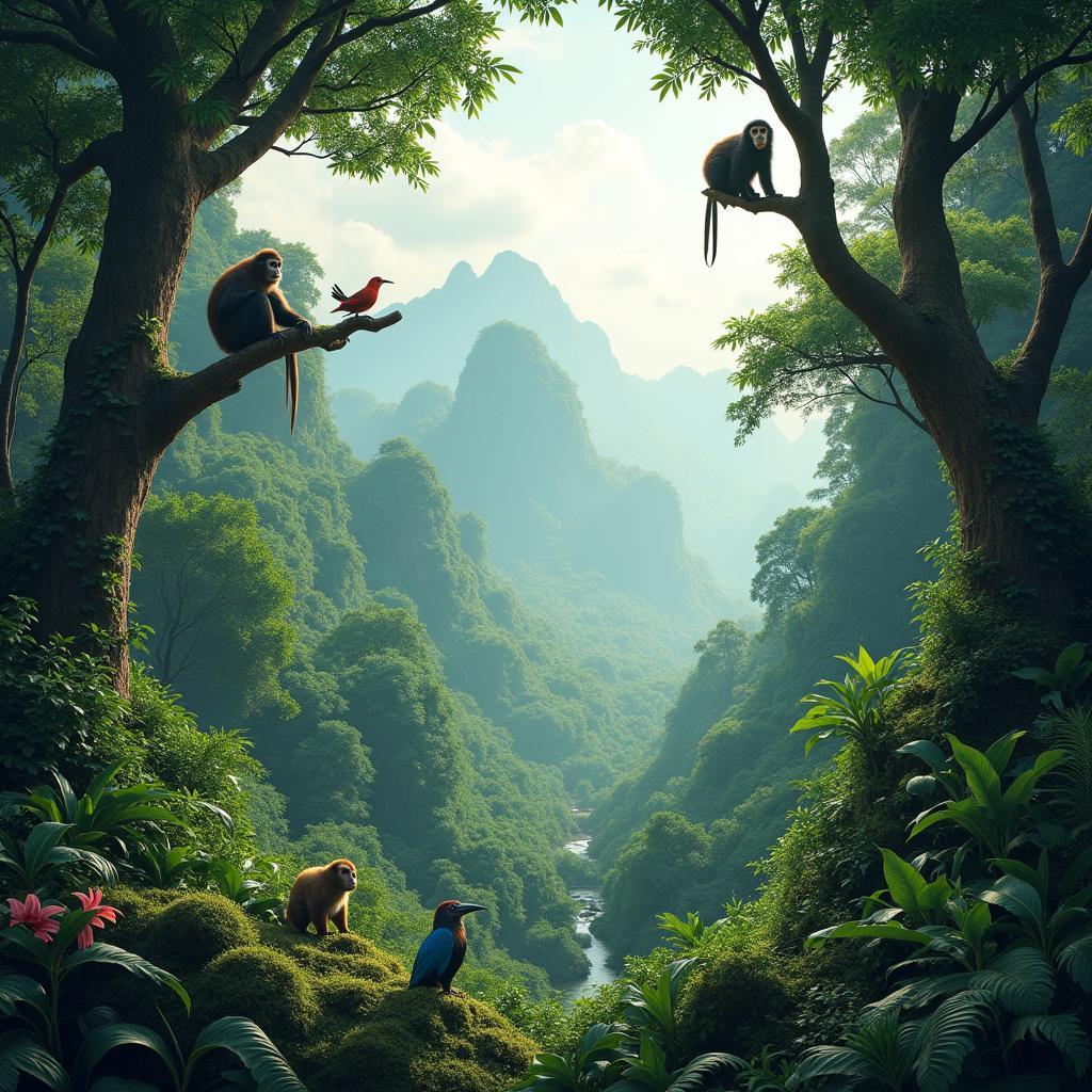 Khu bảo tồn động vật hoang dã Việt Nam với đa dạng sinh học phong phú và các loài đặc hữu