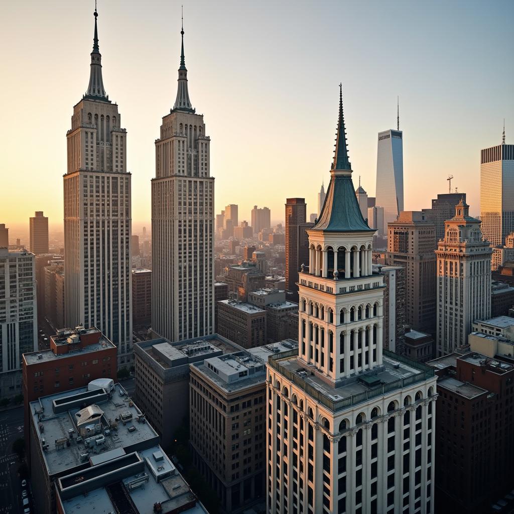 Kiến trúc nổi tiếng của thành phố hiện đại với các công trình biểu tượng trong kỳ thi IELTS Speaking