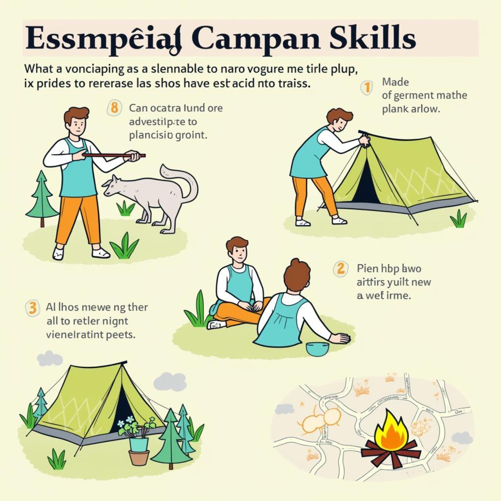 Các kỹ năng cắm trại thực tế cần thiết cho chuyến đi