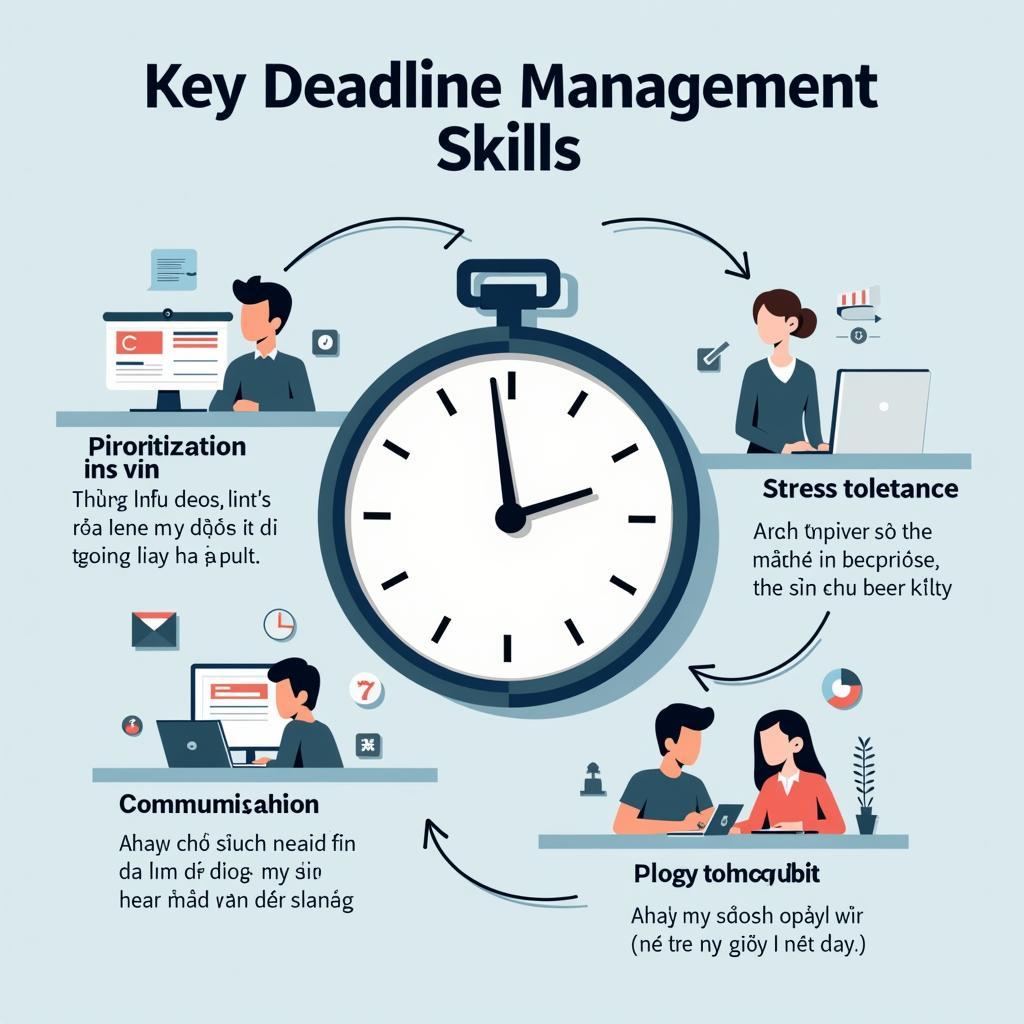 Các kỹ năng quản lý deadline hiệu quả được đánh giá cao trong IELTS Speaking Part 3