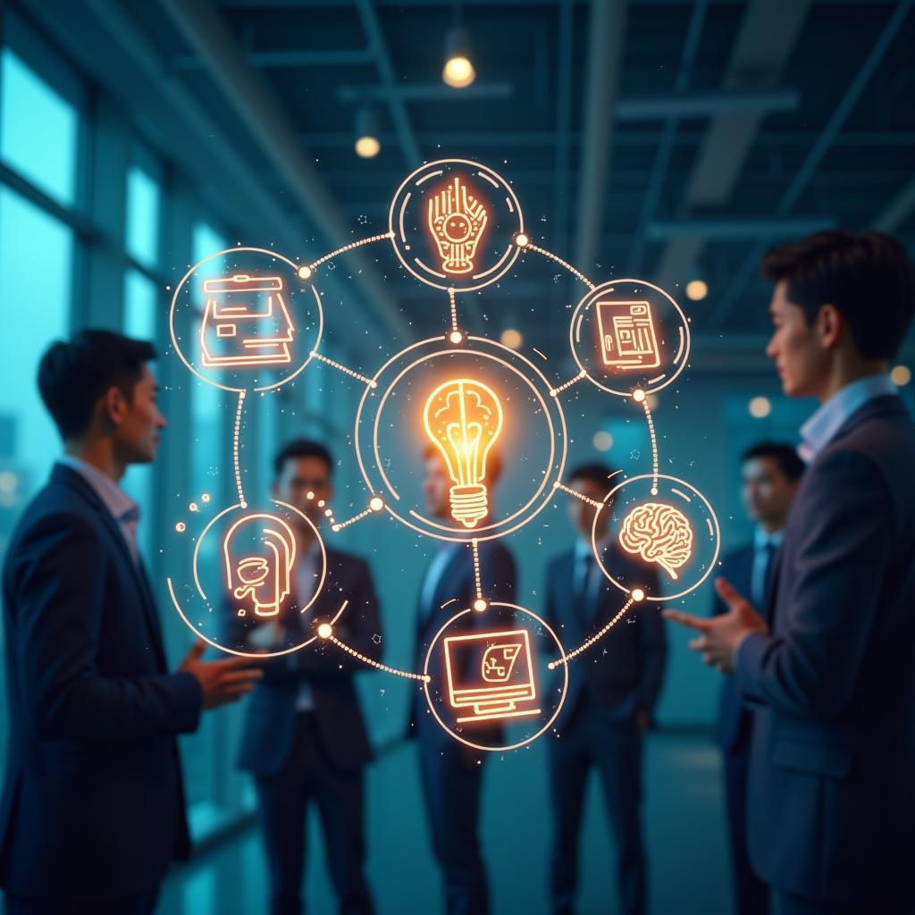 Minh họa các kỹ năng quan trọng cho thị trường lao động tương lai trong bối cảnh IELTS Speaking