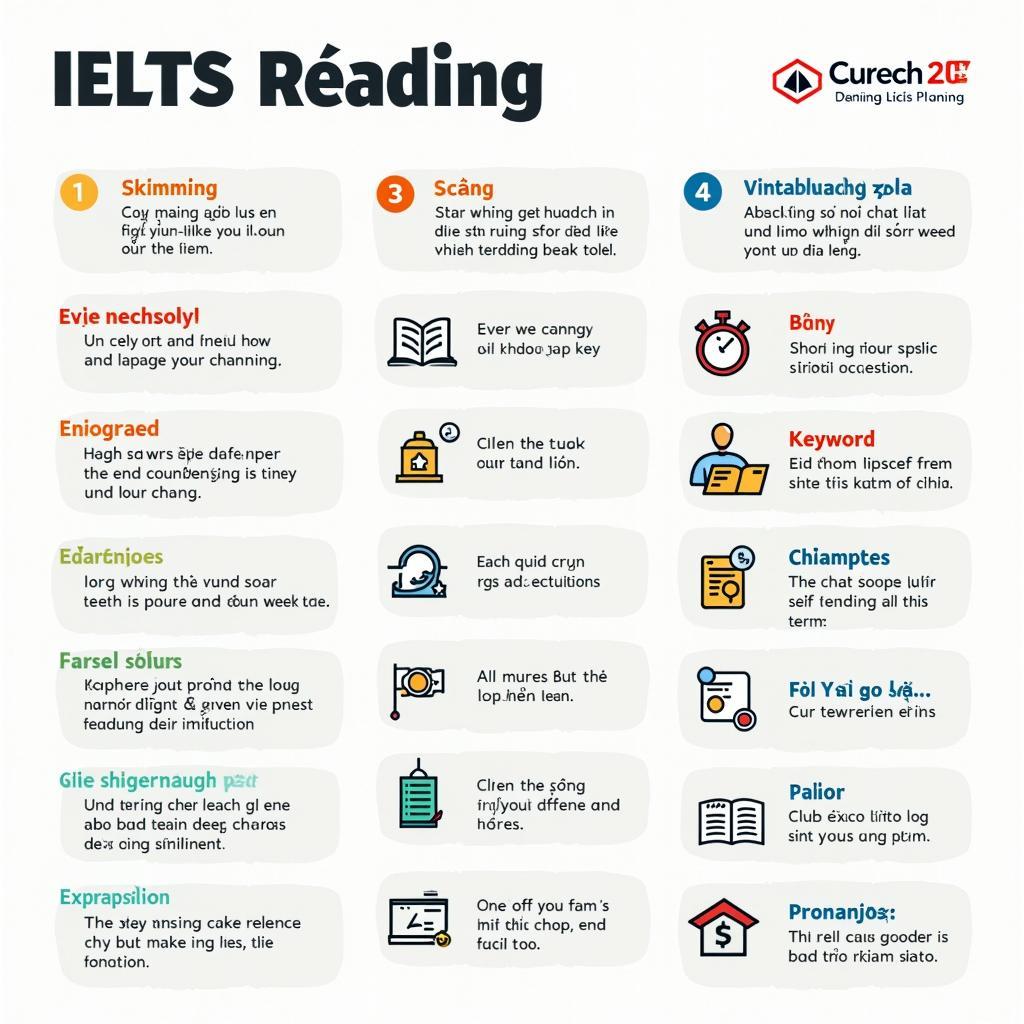Sơ đồ kỹ thuật làm bài IELTS Reading hiệu quả cho học viên