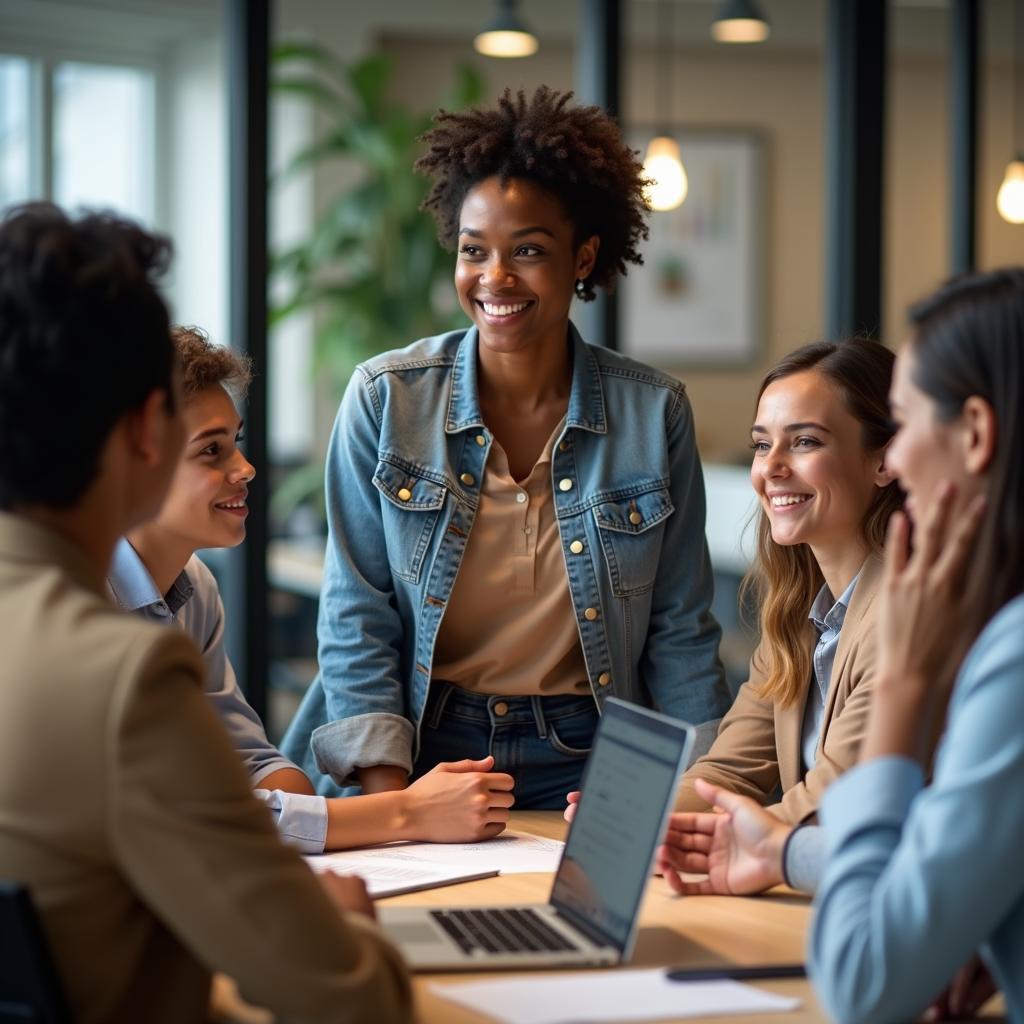 Lãnh đạo nhóm hiệu quả thể hiện trí tuệ cảm xúc và kỹ năng giao tiếp trong môi trường đa văn hóa