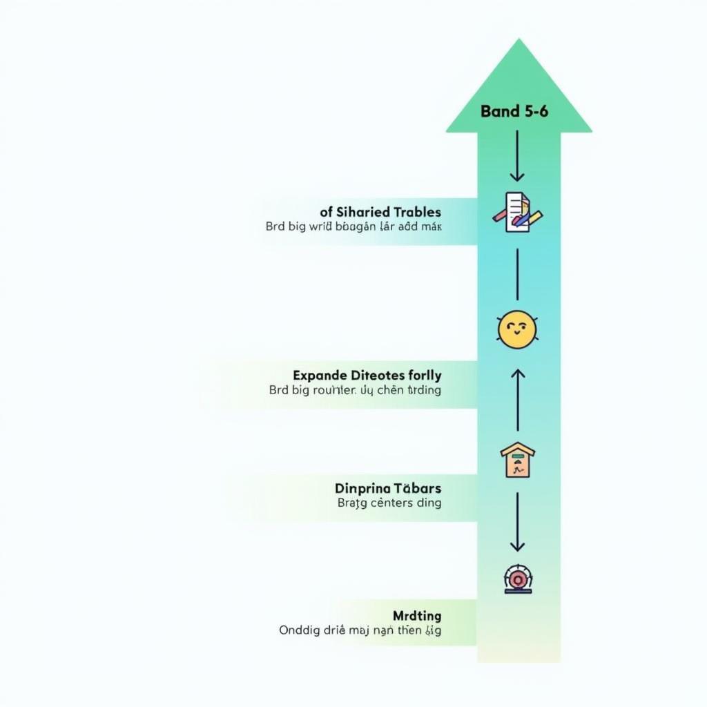 Sơ đồ lộ trình cải thiện điểm IELTS Writing Task 2 từ band 5 lên band 7