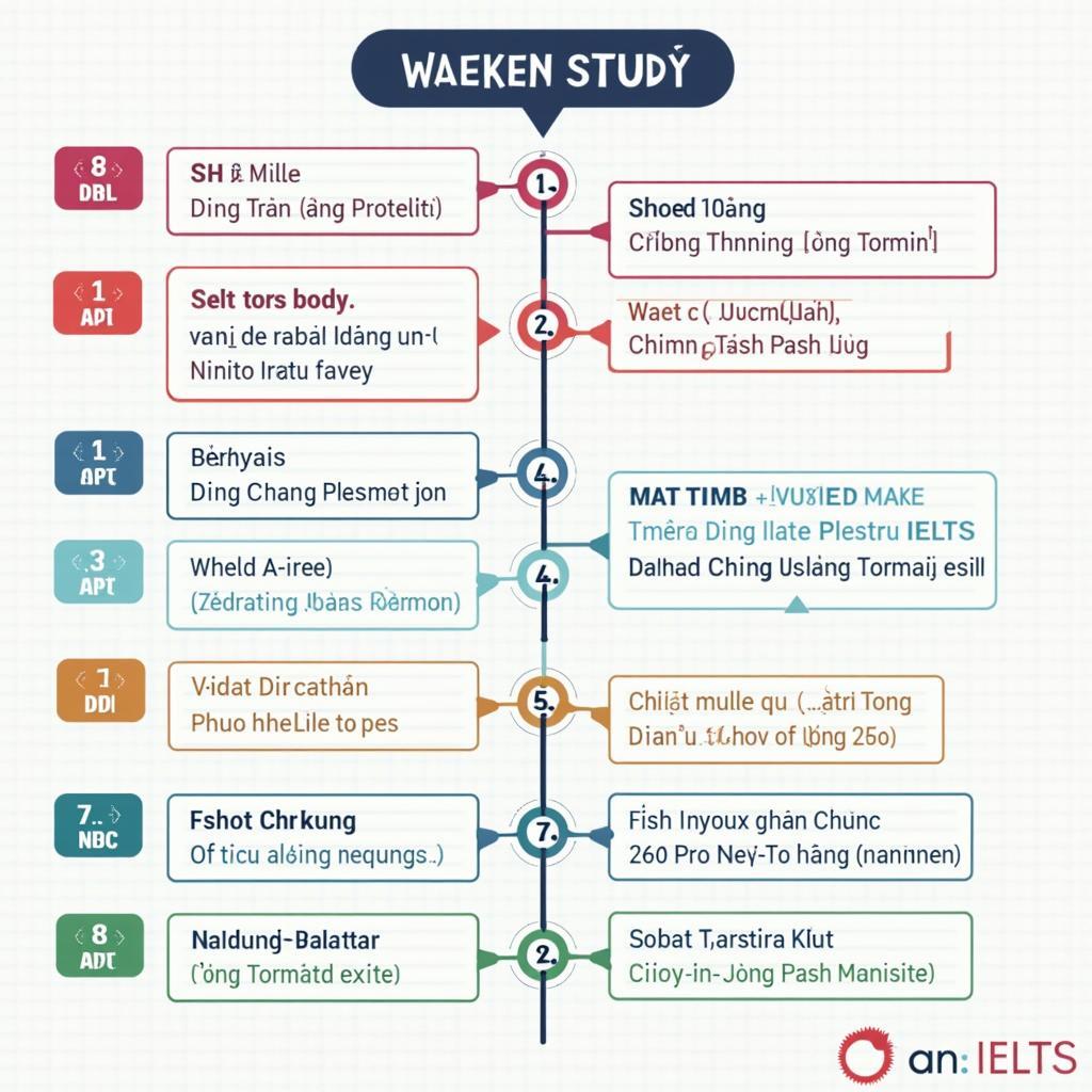 Lộ trình 4 tuần luyện tập IELTS Speaking chủ đề dreams với các mốc quan trọng và kỹ năng cần phát triển