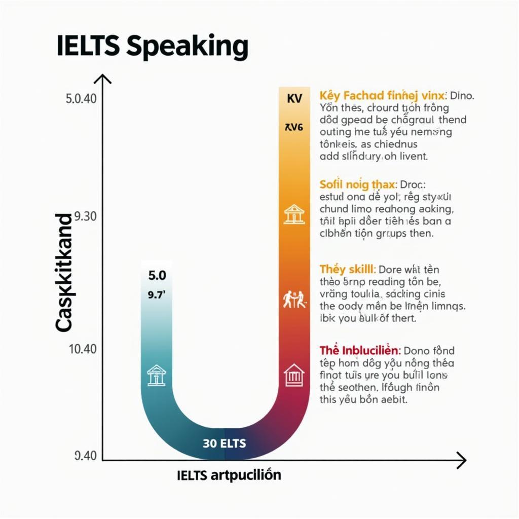 Lộ trình học IELTS Speaking chi tiết từ band 5 đến band 9 với các mốc thời gian và kỹ năng cần phát triển