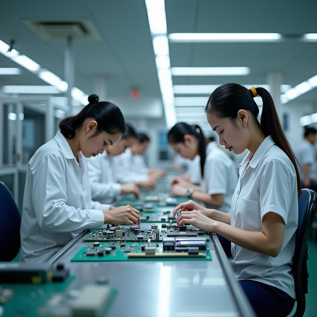 Lợi ích của chuỗi cung ứng toàn cầu mang lại việc làm và chuyển giao công nghệ cho người lao động địa phương.