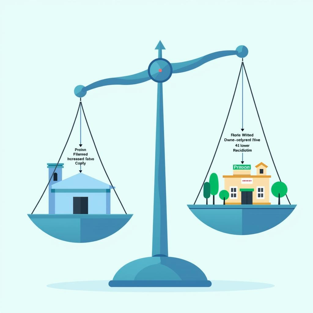 Biểu đồ so sánh lợi ích của chính sách phục hồi so với trừng phạt tội phạm ma túy.