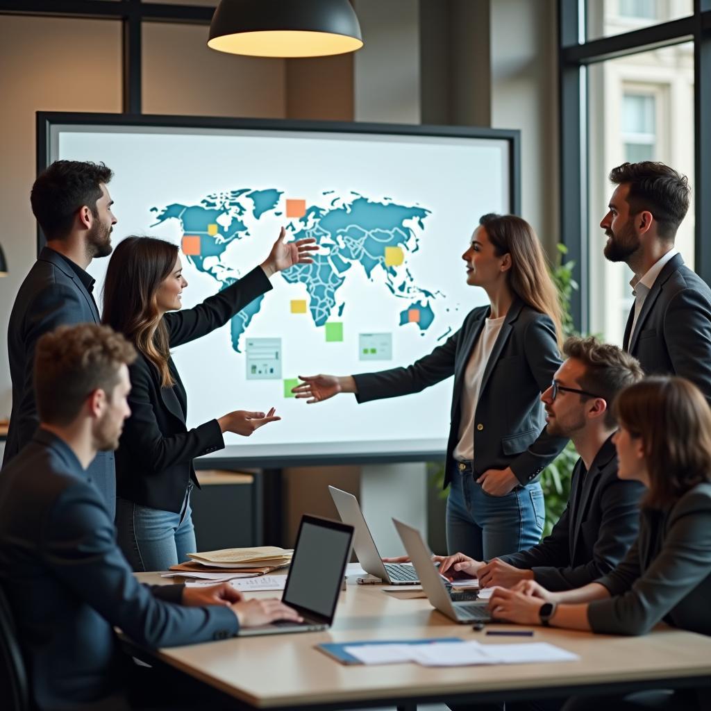 Hinh minh hoa advantages of cultural diversity in global workplaces trong bai viet IELTS