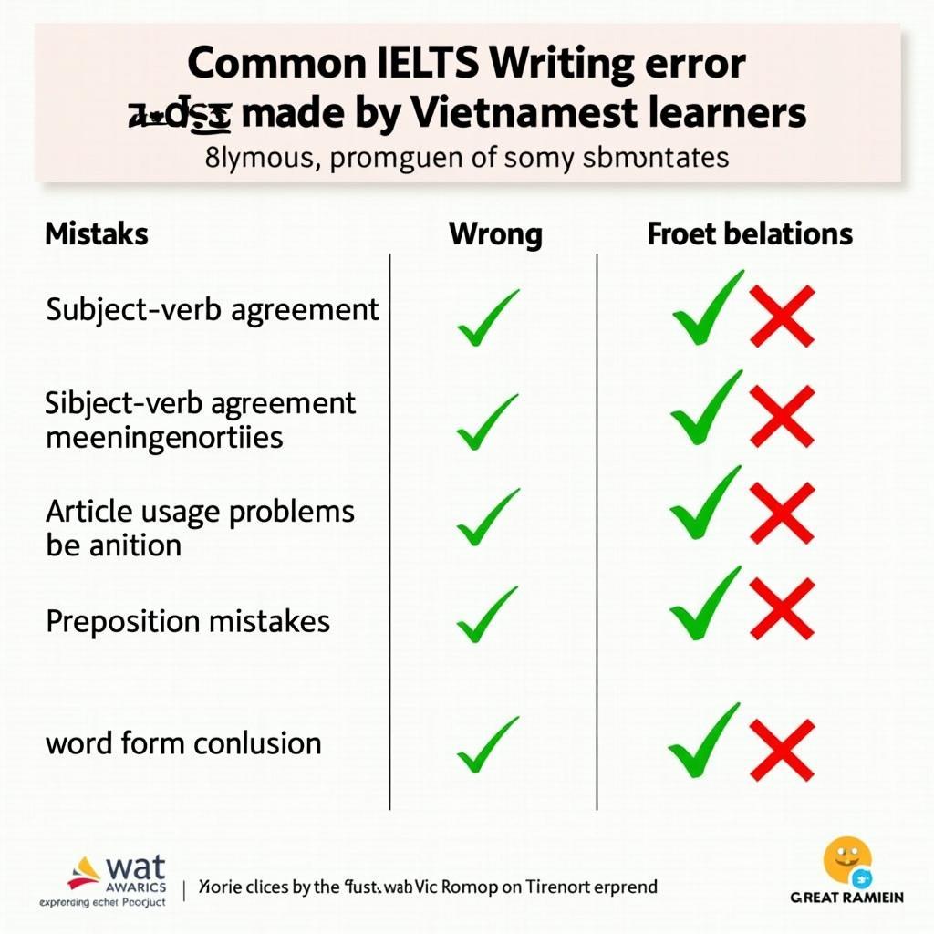 Lỗi sai phổ biến IELTS Writing Task 2 học viên Việt Nam thường mắc phải
