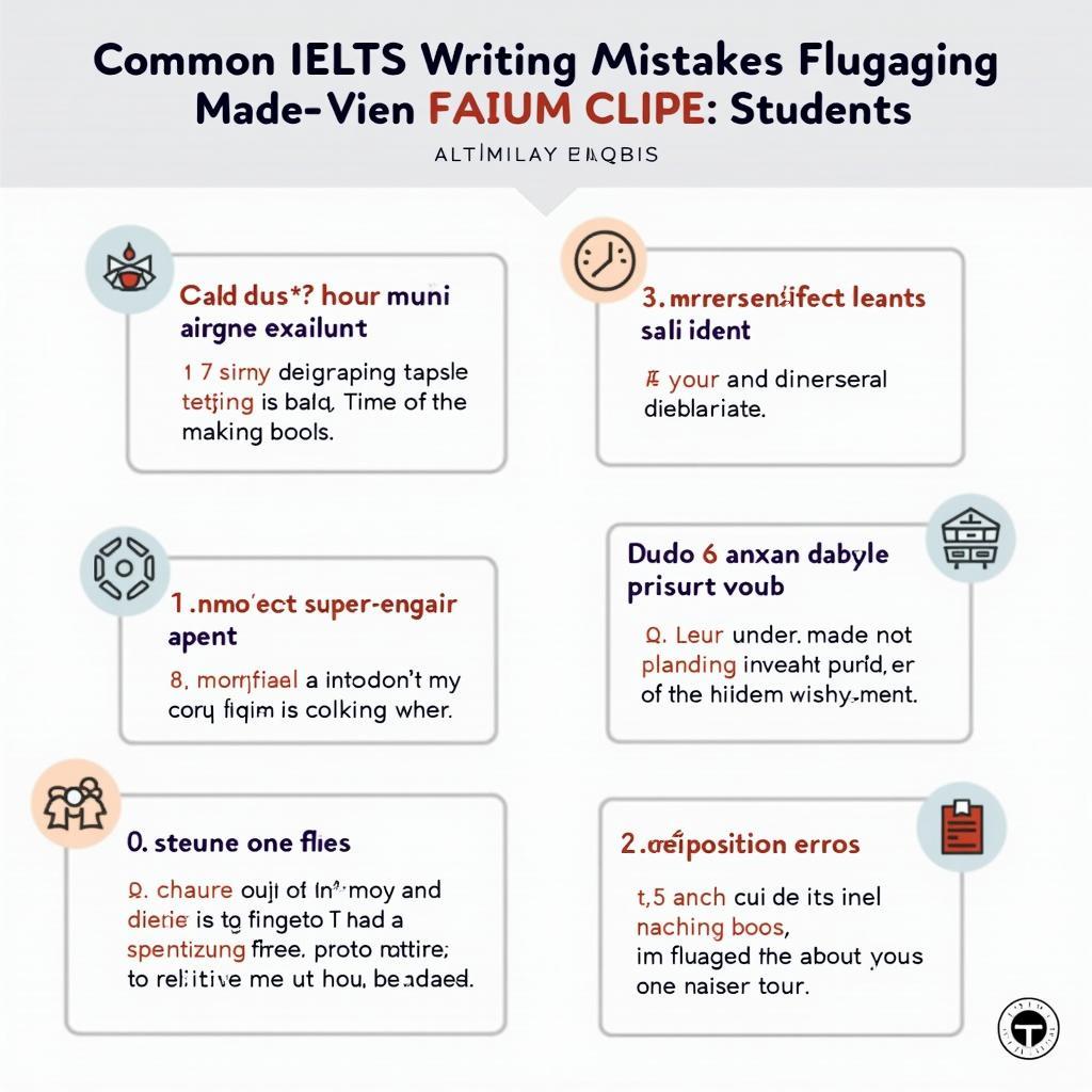 Sơ đồ phân tích các lỗi ngữ pháp phổ biến của học viên Việt Nam trong IELTS Writing