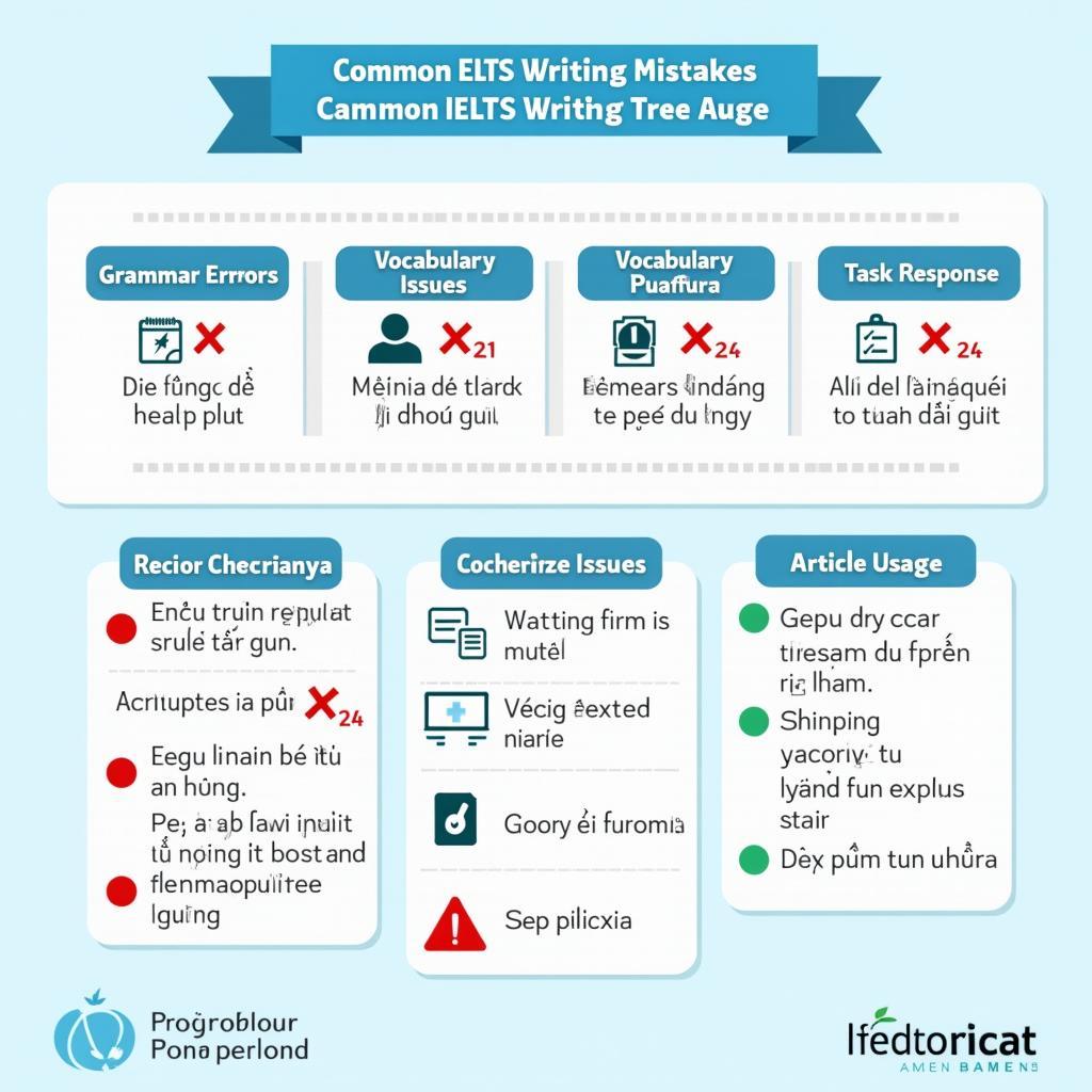 Sơ đồ phân tích các lỗi sai phổ biến trong bài viết IELTS Writing Task 2 về giải quyết xung đột