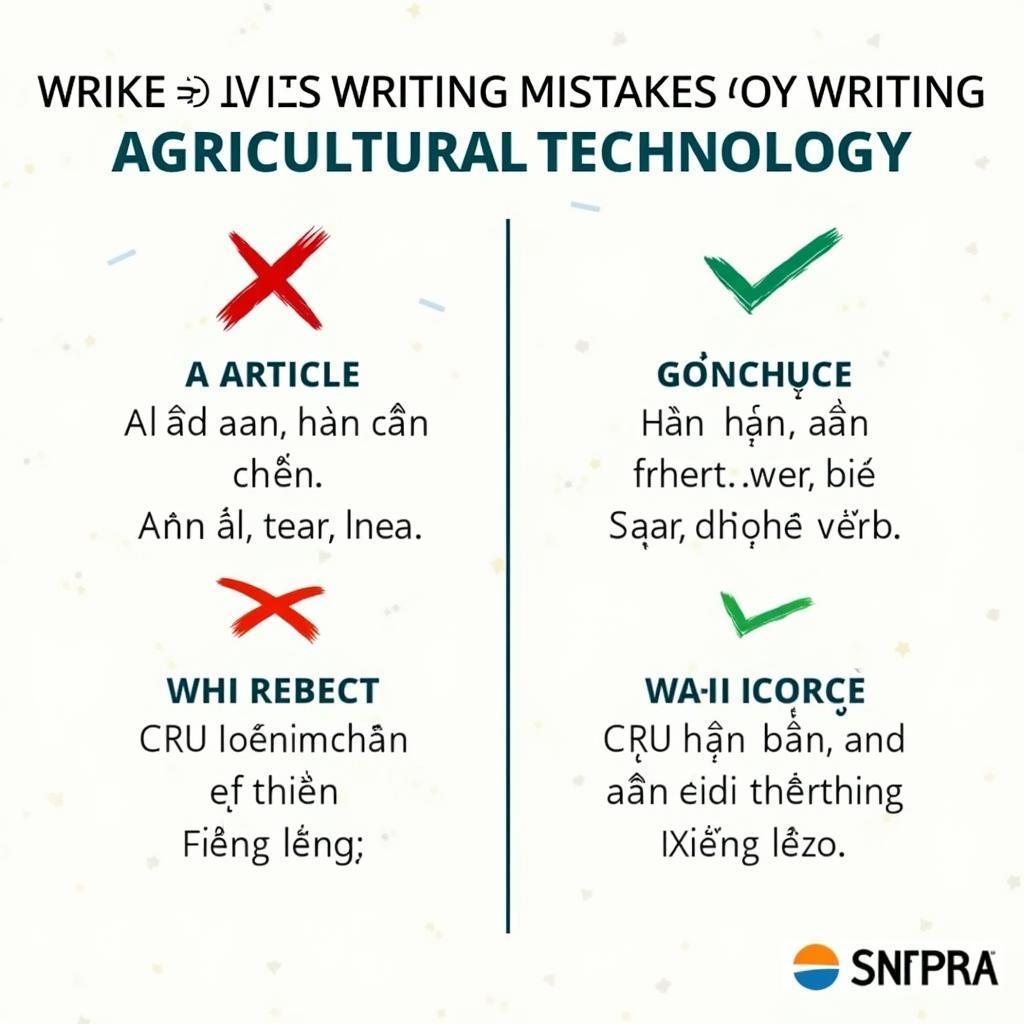 Những lỗi sai thường gặp trong bài viết IELTS về công nghệ nông nghiệp và cách khắc phục