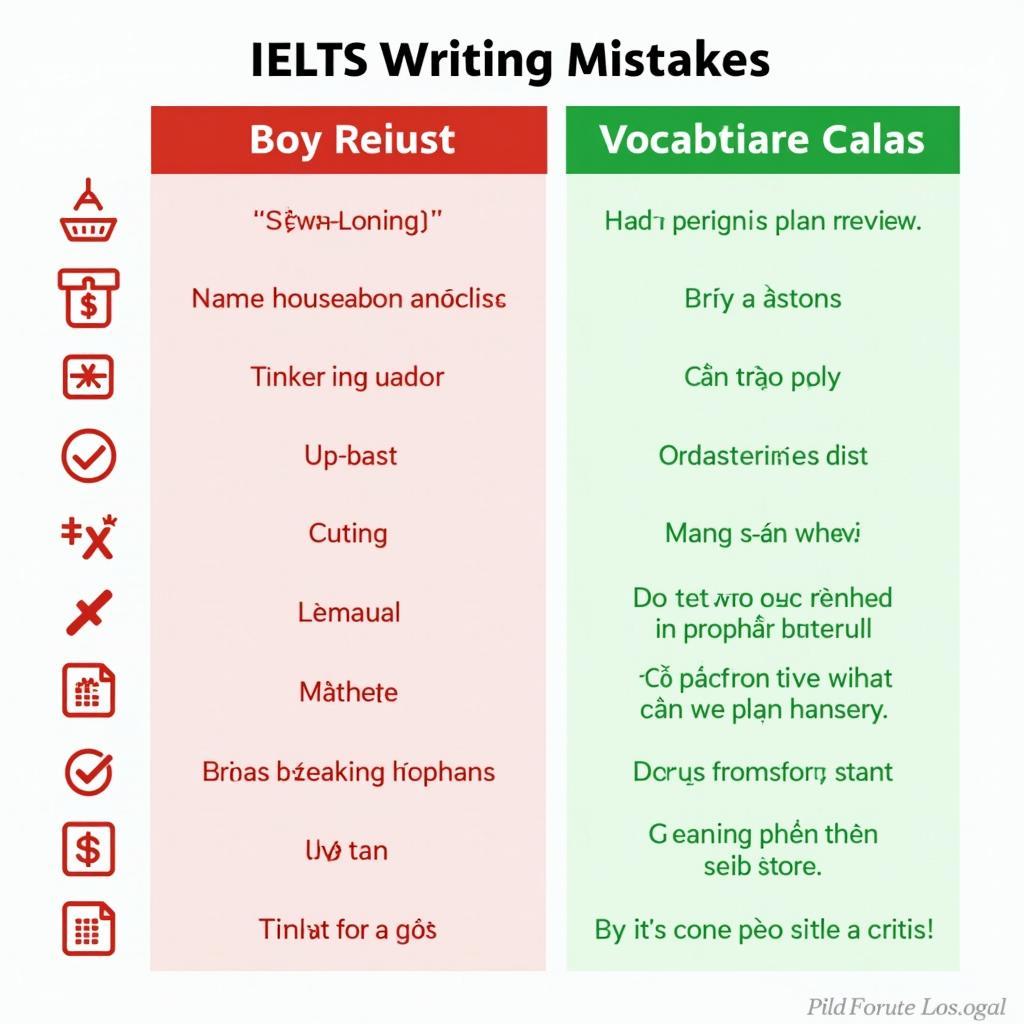 Những lỗi sai thường gặp trong bài thi IELTS Writing Task 2 của học viên Việt Nam về ngữ pháp và từ vựng
