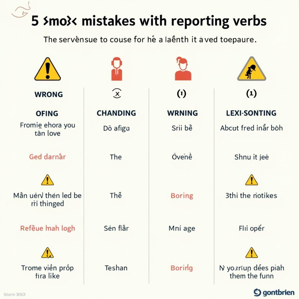 Năm lỗi thường gặp khi sử dụng reporting verbs explain complain mention của học viên Việt Nam