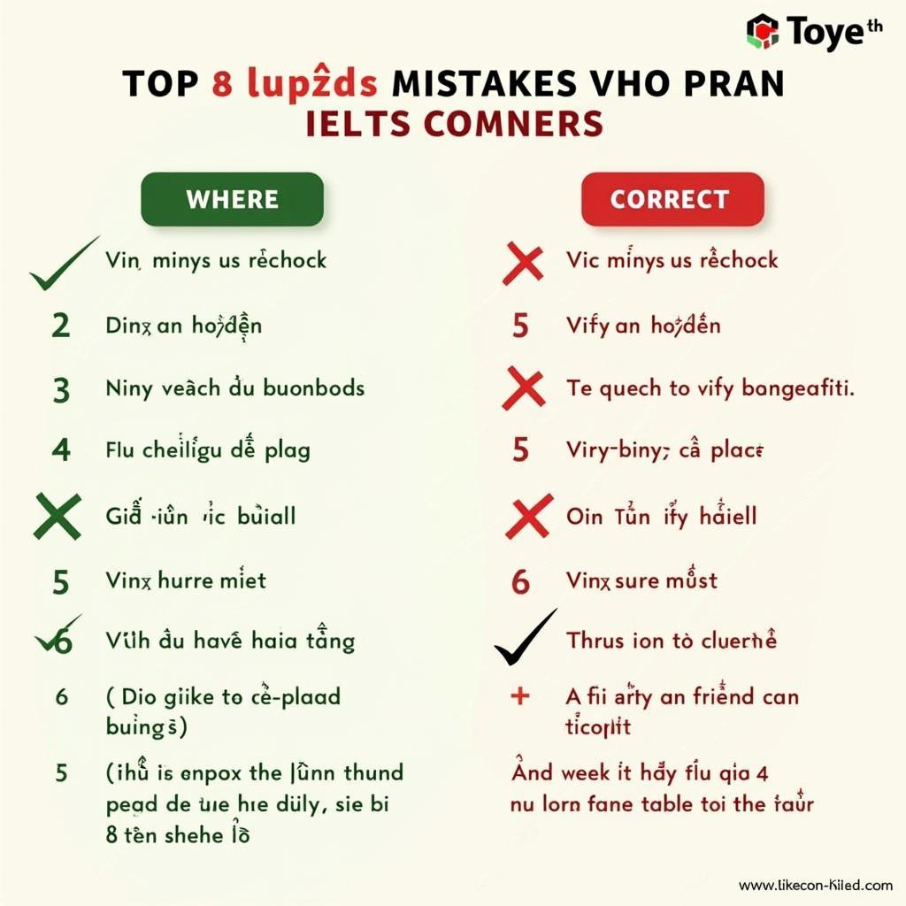 Những lỗi sai phổ biến khi sử dụng whereas của học viên Việt Nam trong IELTS