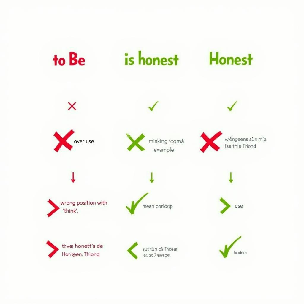 Lỗi thường gặp khi sử dụng To Be Honest và Honestly trong IELTS với cách sửa chi tiết