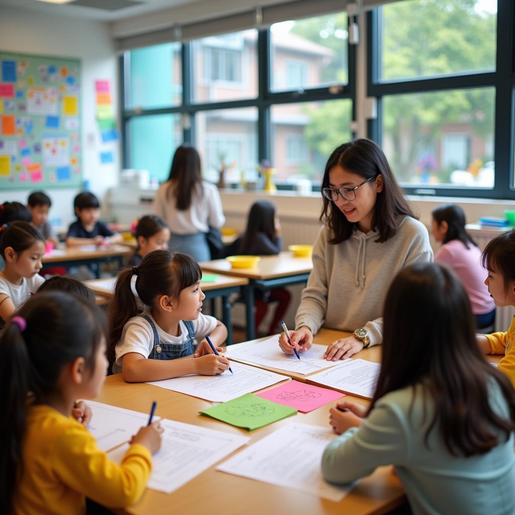 Lớp học sáng tạo khích lệ tư duy độc đáo cho học sinh IELTS Speaking