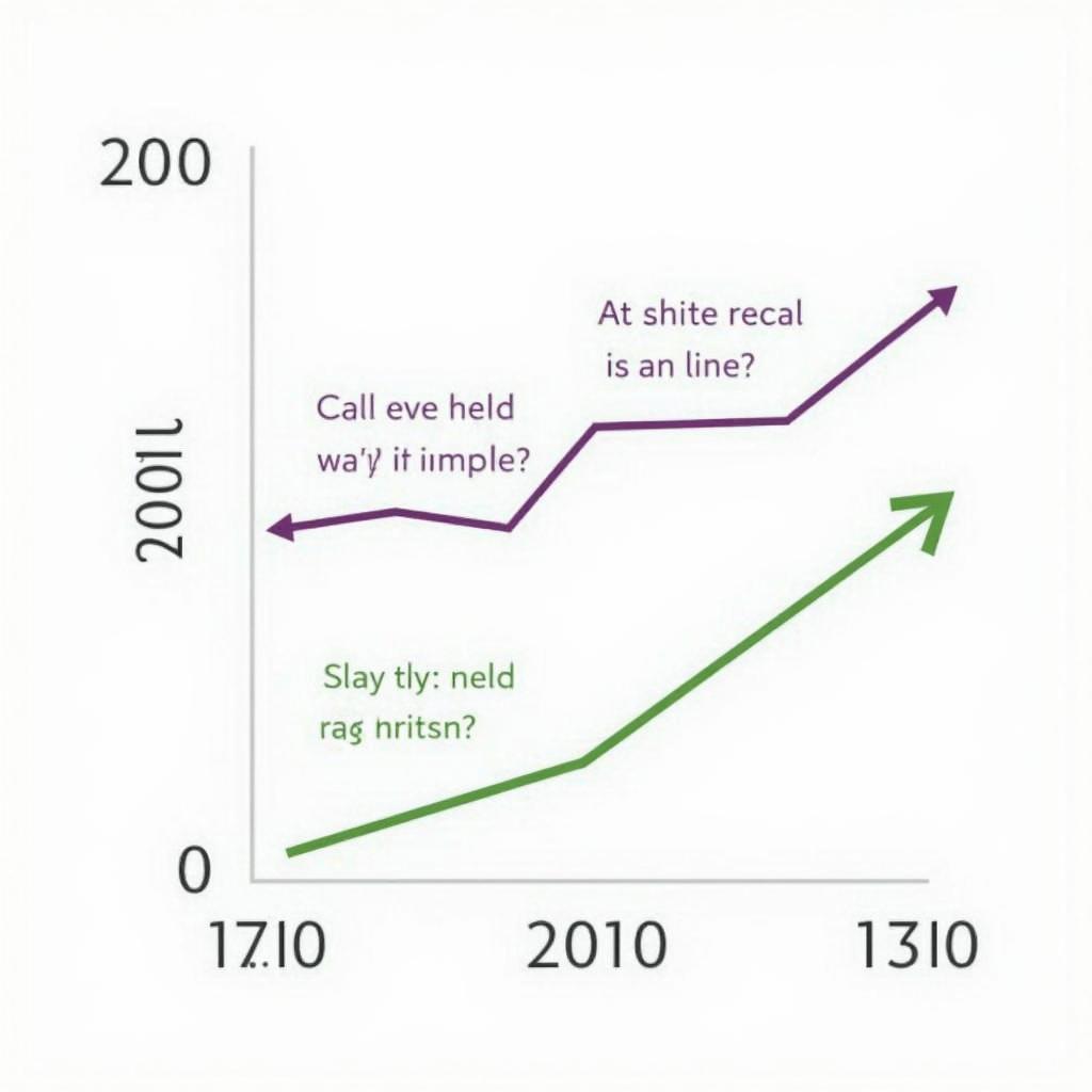 Mẫu biểu đồ IELTS Writing Task 1 với cấu trúc whereas so sánh xu hướng đối lập