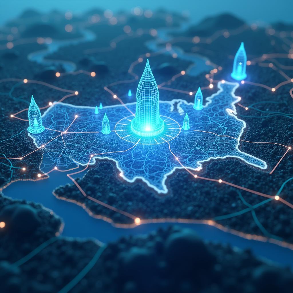 Mô hình AI quản lý nguồn nước quốc gia với hệ thống cảm biến phân tán và trung tâm dữ liệu