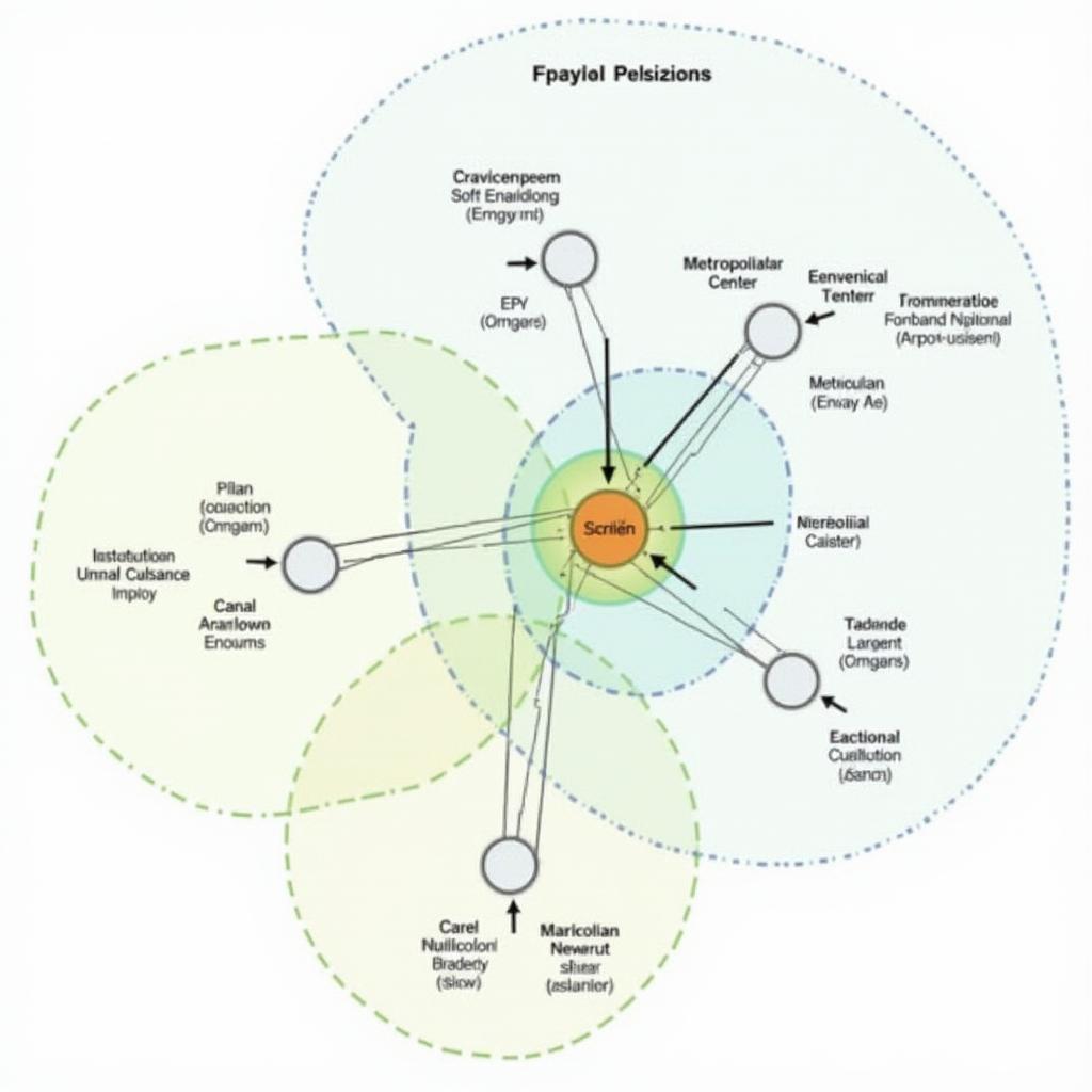 Sơ đồ mô hình kinh tế không gian của việc làm năng lượng tái tạo và tác động phát triển khu vực