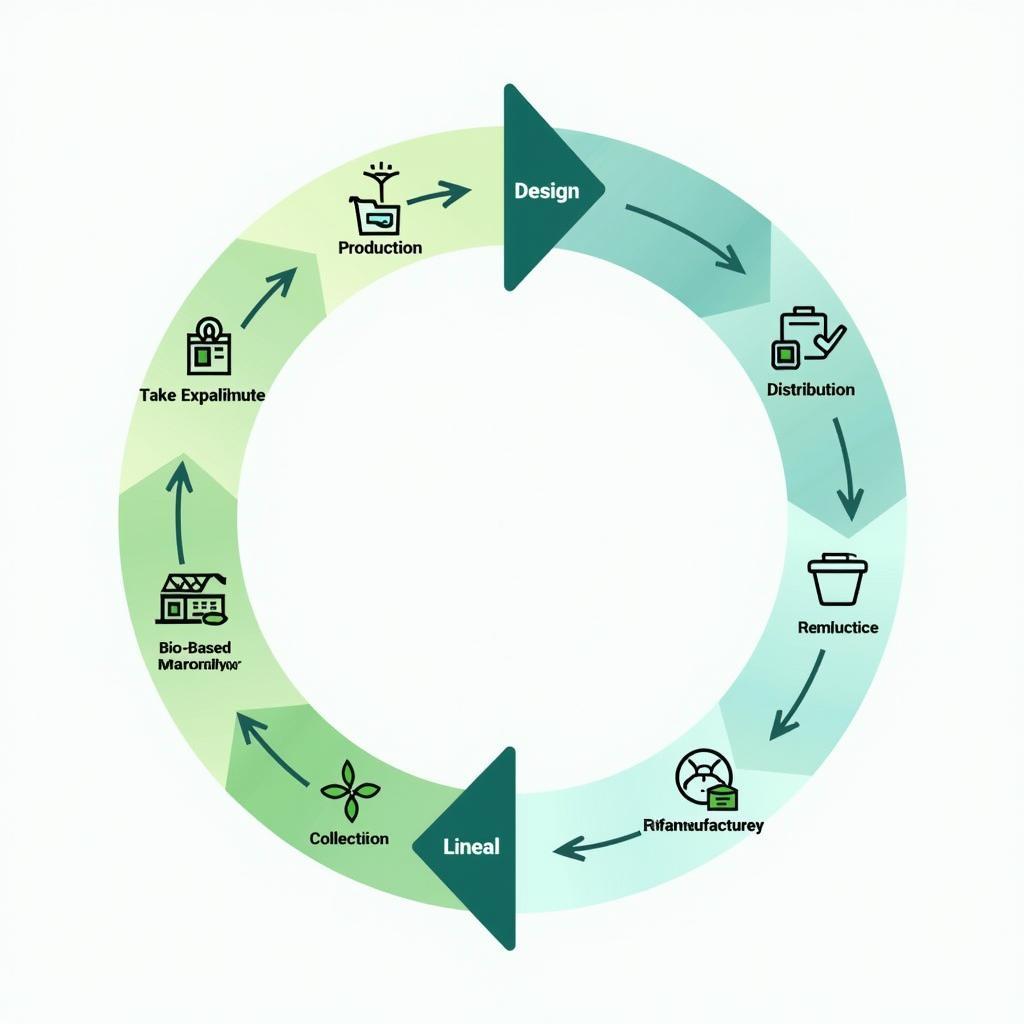 Mô hình kinh tế tuần hoàn so sánh với kinh tế tuyến tính trong quản lý chất thải bền vững