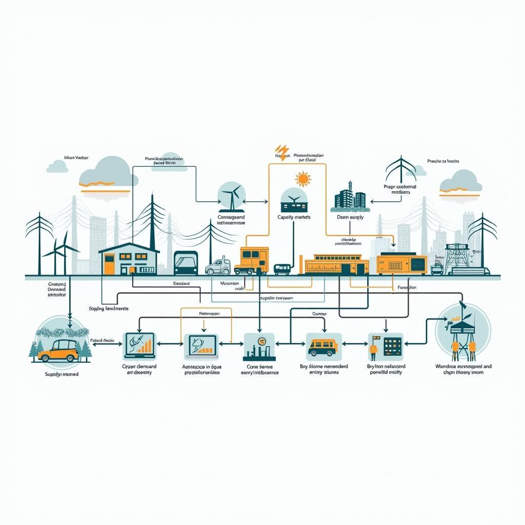 Mô hình thị trường điện năng lượng tái tạo với cơ chế đấu giá và định giá linh hoạt