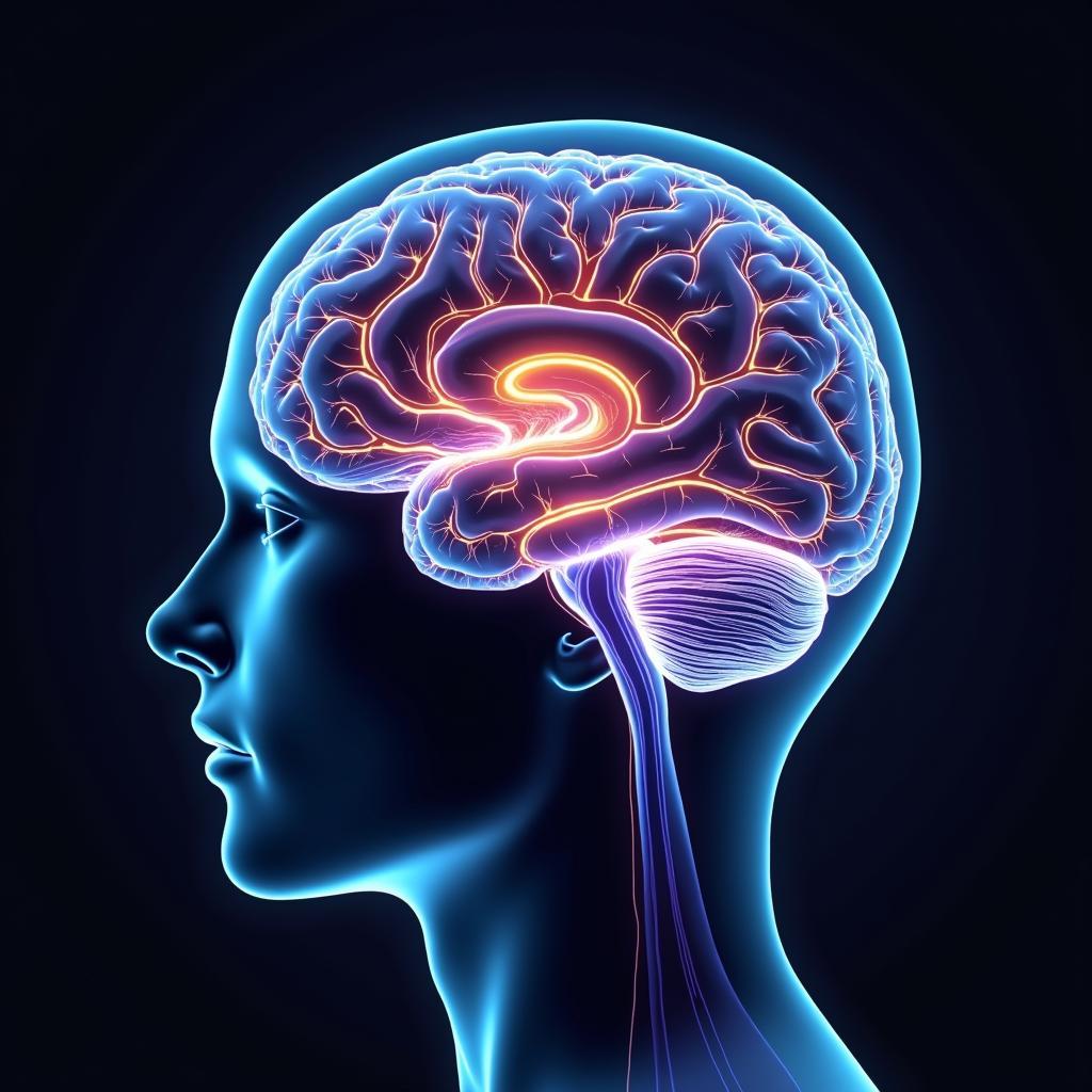 Mô phỏng hình ảnh hoạt động não bộ khi học sinh sử dụng công nghệ VR trong giáo dục