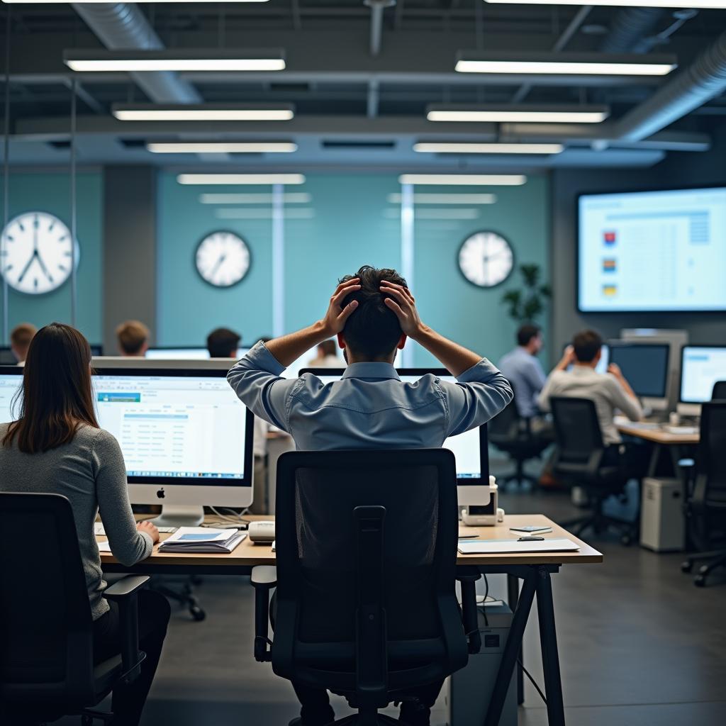 Môi trường làm việc áp lực cao ảnh hưởng đến sức khỏe tâm thần của nhân viên trong IELTS Writing Task 2