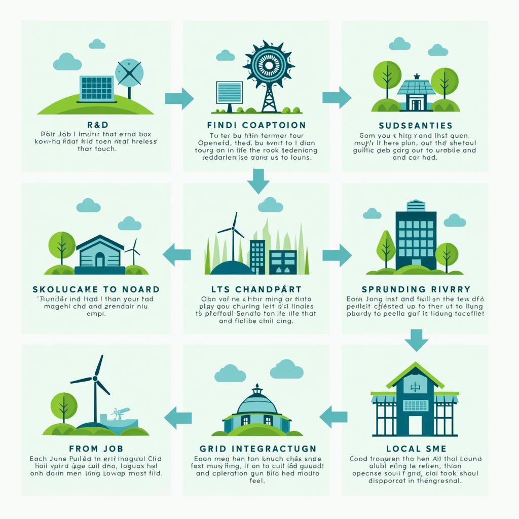 Infographic về how renewable energy can create sustainable job opportunities