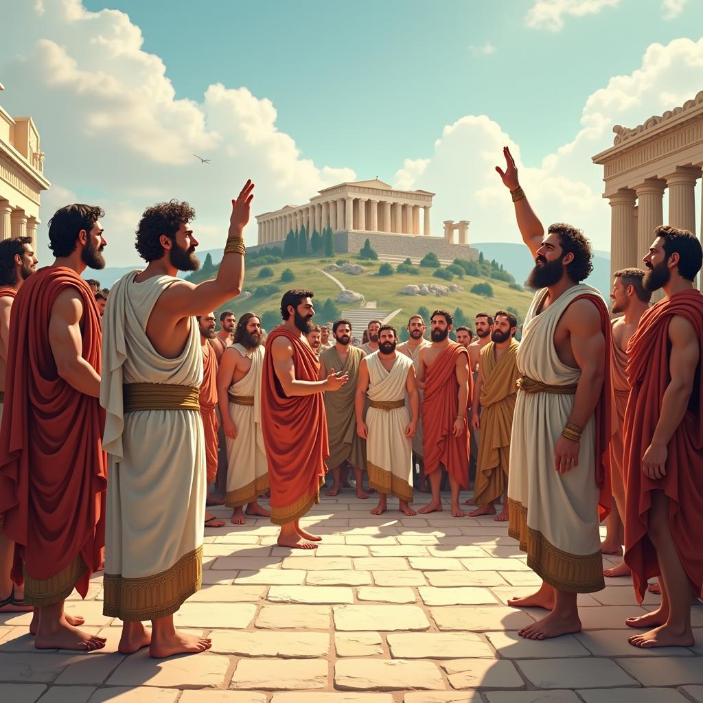 Nền dân chủ Hy Lạp cổ đại tại Athens với hội đồng công dân