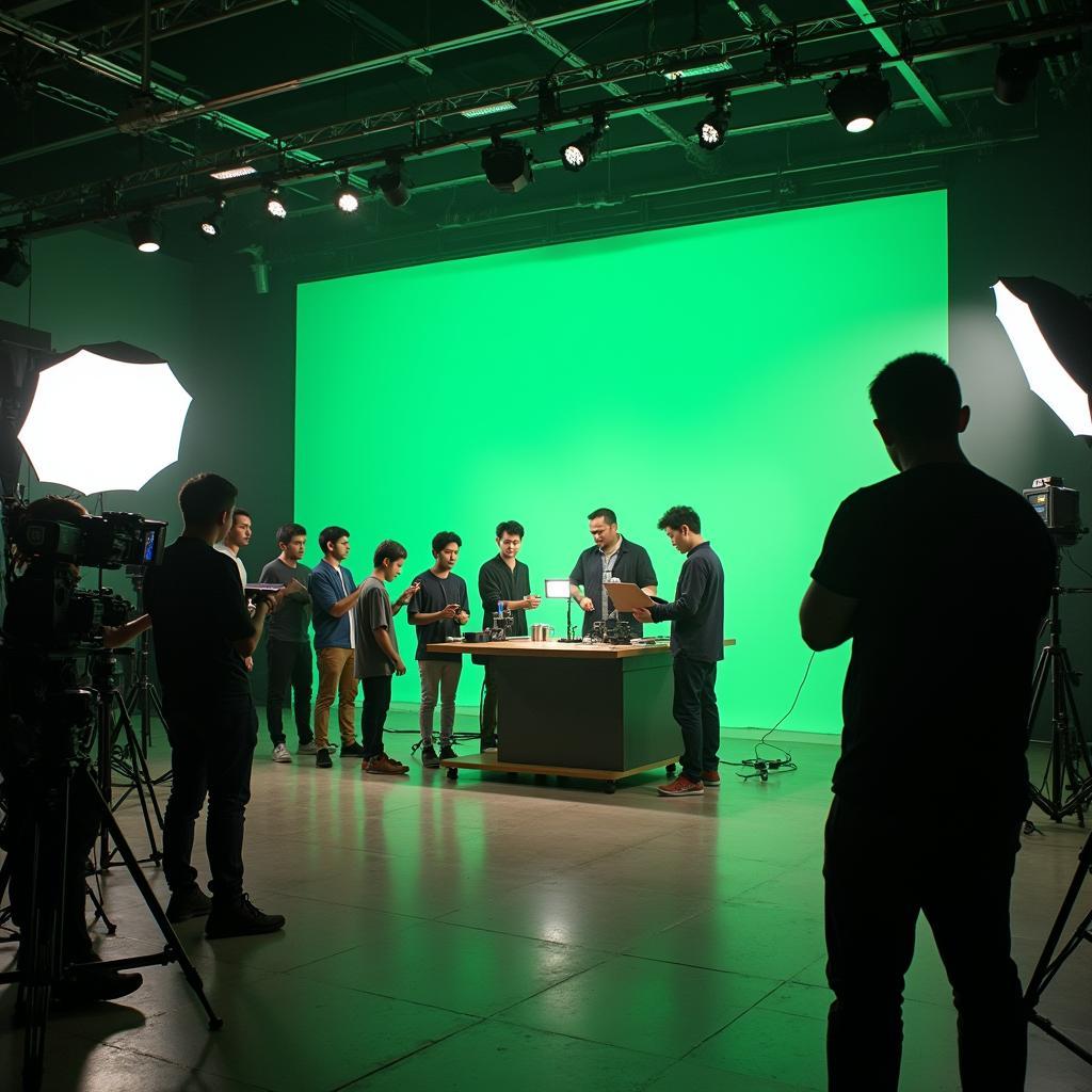 Phim trường hiện đại của ngành công nghiệp điện ảnh Việt Nam với thiết bị công nghệ cao