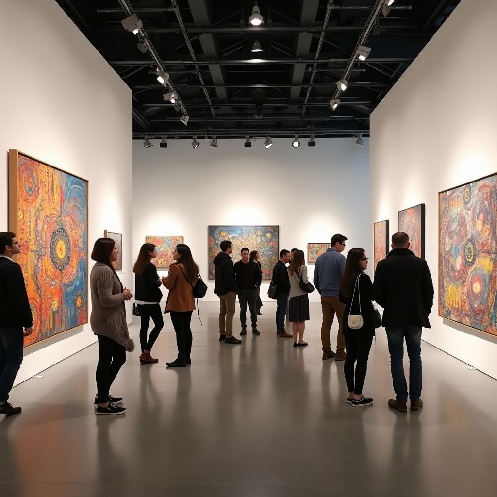 Nghệ thuật đương đại trong triển lãm Biennale quốc tế với các tác phẩm đa dạng văn hóa