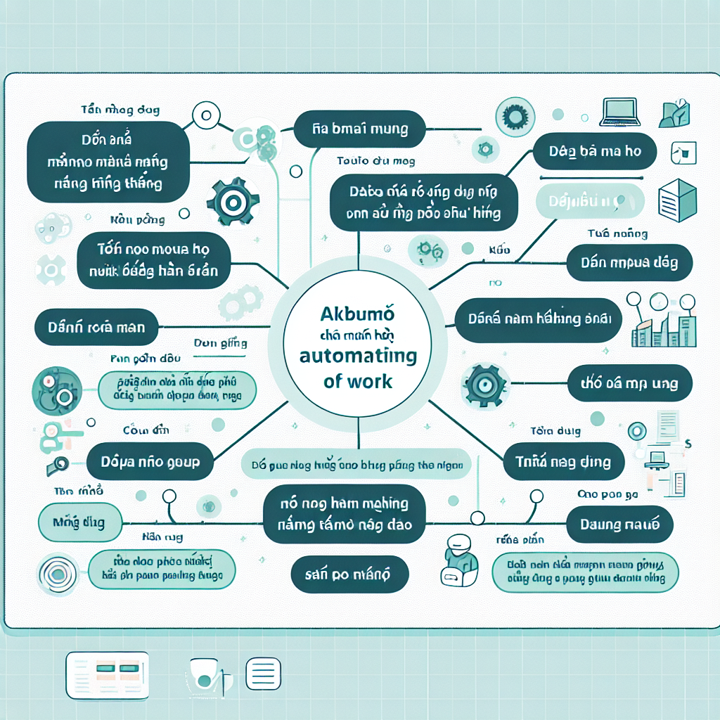 Sơ đồ tư duy viết bài IELTS về how automation will change the future of work