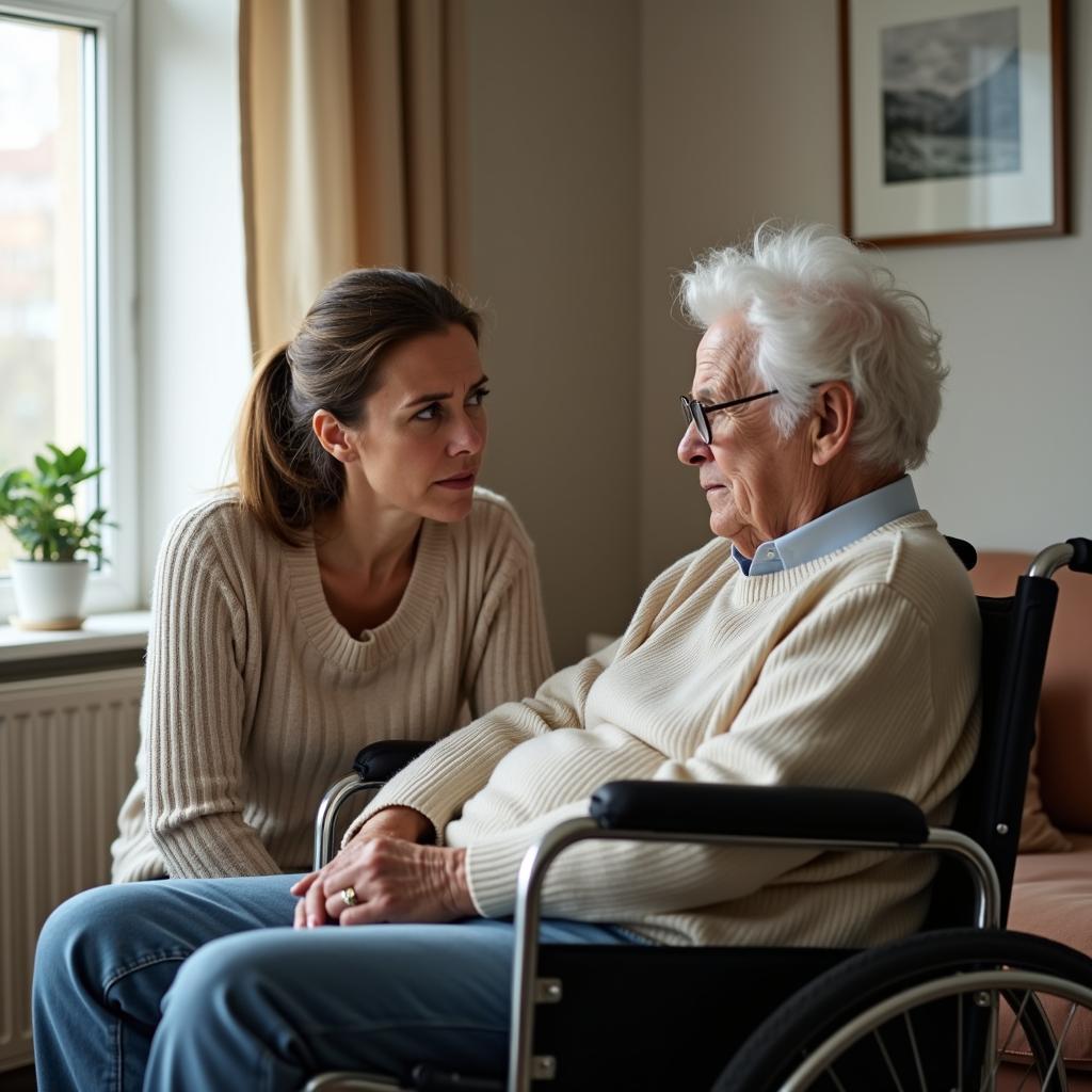 Người chăm sóc gia đình đang đối mặt với căng thẳng và thách thức sức khỏe tâm thần khi chăm sóc người thân