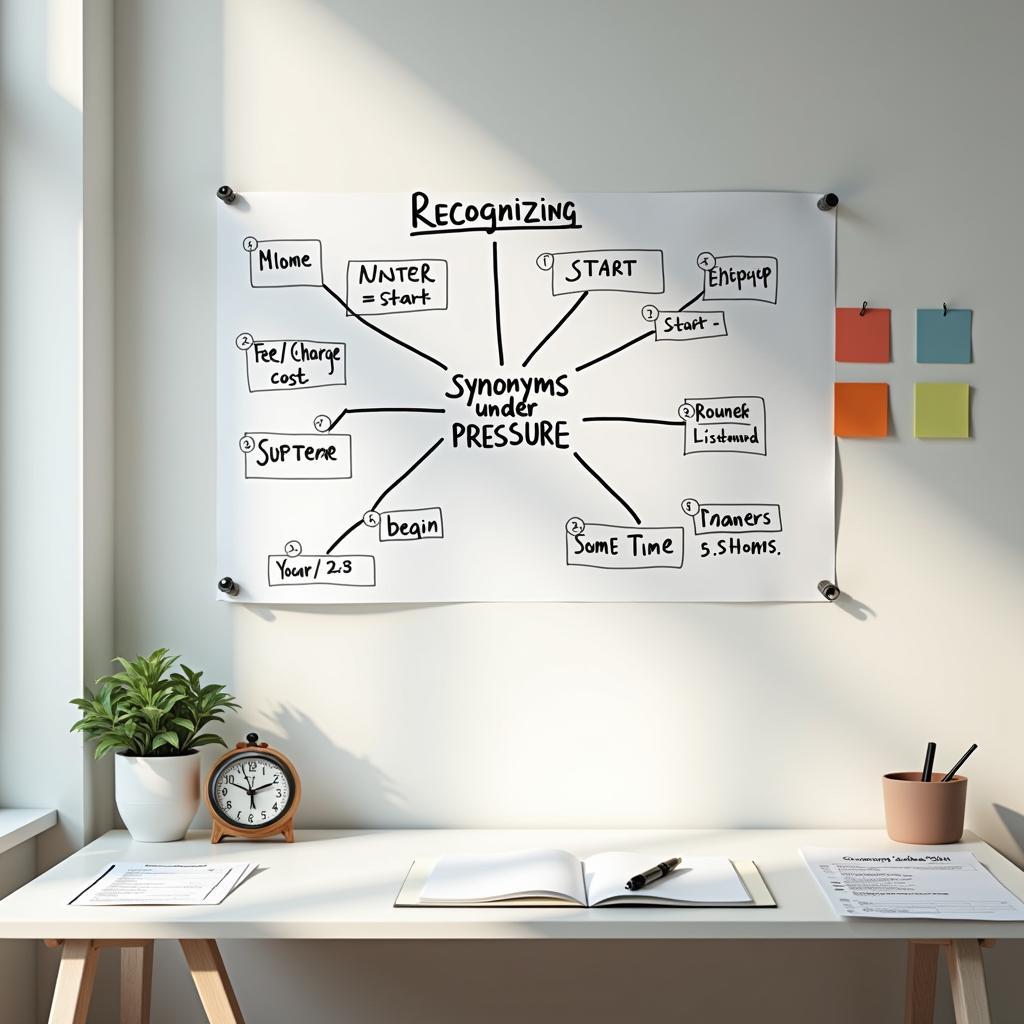 So do recognizing synonyms under pressure va collocation theo chu de