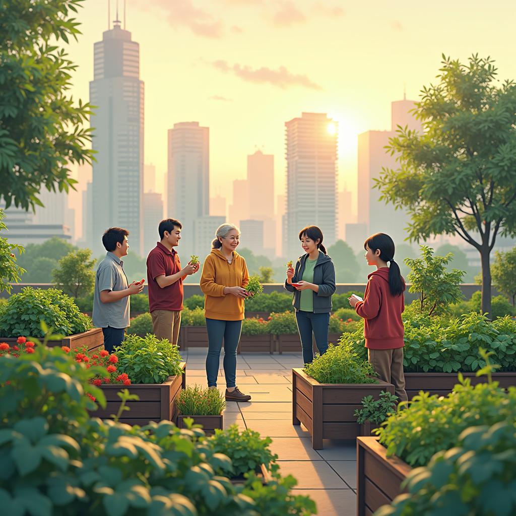 Nông nghiệp đô thị và tác động đến sức khỏe cộng đồng ở thành phố