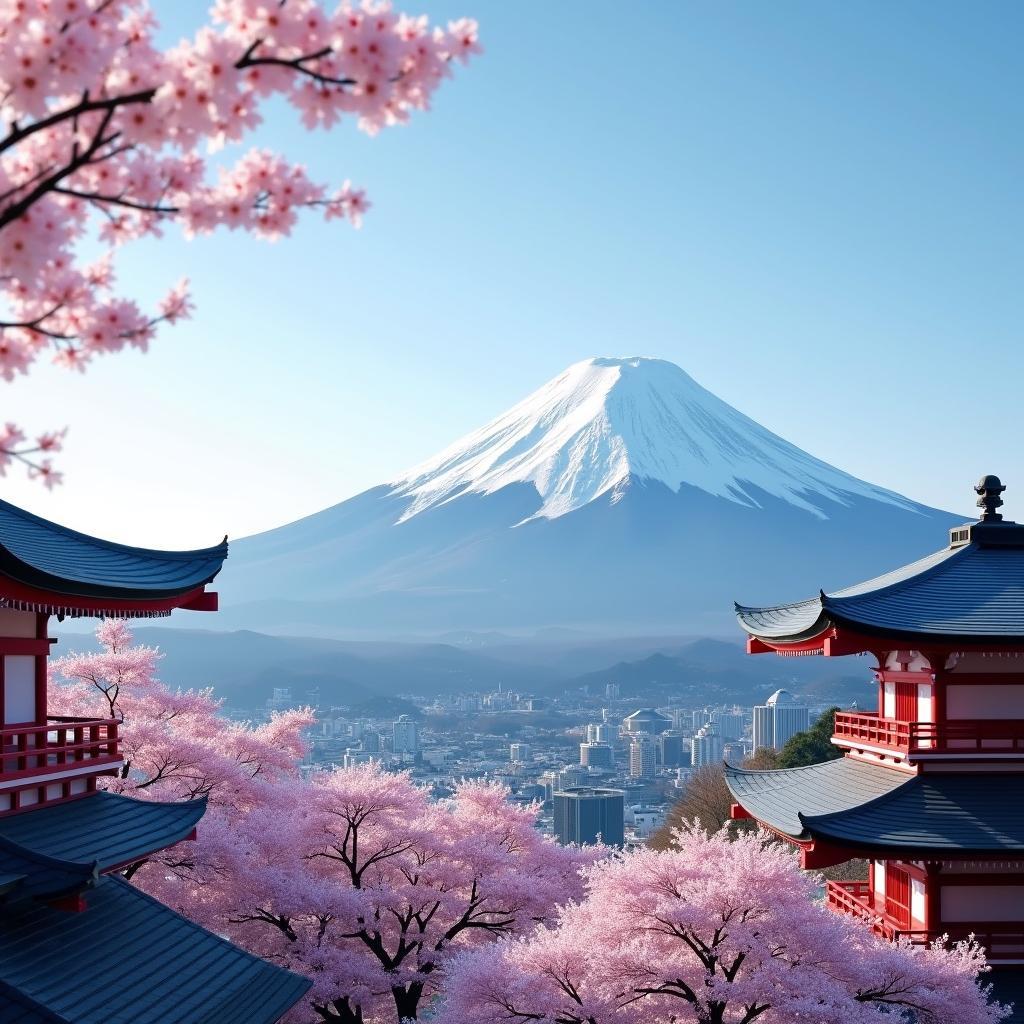 Núi Phú Sĩ - biểu tượng văn hóa nổi tiếng trong bài thi IELTS Speaking về núi non